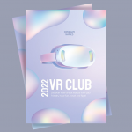 渐变风格VR折页设计PSD分层源文件