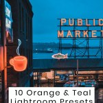 10个橙色和蓝绿色Lightroom预设
