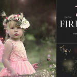 75张梦幻童话夜空萤火虫创意图片合成素材