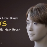 三维毛发笔刷头发制作Blender插件