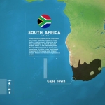 AE模板-世界地图介绍展示动画