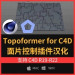 C4D插件-面片控制插件for C4D R19 -S22 汉化