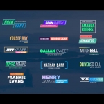 FCPX插件-50个现代彩色文字标题字幕条动画预设 + 使用教程