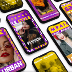 抖音/Instagram手机竖屏图文展示Pr模板