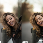 橙黄黄昏调色人像预设