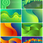 10种抽象矢量背景素材
