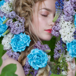 想练修图没有原片？鲜花美女妆容RAW原图来了！