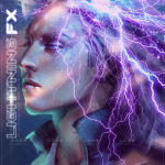 高清闪电光效笔刷