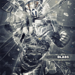 80组高清玻璃破碎玻璃飞溅PS笔刷