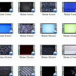 26组电视噪音无信号视频素材合辑