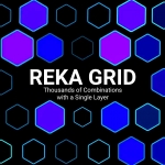 AE插件-图形矩阵网格排列自定义动画生成器 Reka Grid v1.1