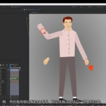 AE教程-After Effects 使用Limber脚本制作卡通人物动作绑定动画-中英字幕