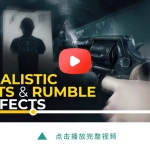 达芬奇插件12个视频剪辑片段部分逼真放大特效效果Realistic Hits