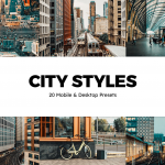 20个旅拍城市风光后期调色Lightroom预设和Vlog视频后期调色LUT预设