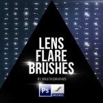 30个高品质光学镜头光晕和星星笔刷