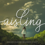 32款高端优雅时尚艺术手写电影海报英文字体