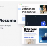PR简历模板,个人简历视频模板