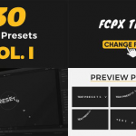 30种简洁文字标题缓入缓出动画预设