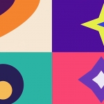 AE模板-300组彩色简单MG图形遮罩转场过渡动画