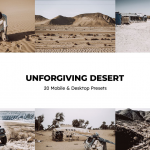 沙漠旅拍人文风光后期调色LR预设及航拍视频后期调色LUT预设