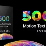 FCPX插件-500个简单文字标题缓入缓出弹跳动画预设