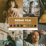 柯达电影胶卷后期调色Lightroom预设和Vlog视频后期调色LUT预设