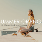 25个夏季橙色复古胶片Lightroom预设及视频电影Vlog后期调色LUT预设