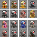 163组C4D Redshift渲染器4K材质预设包