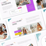 PPT模板-多功能业务的儿童涂鸦主题演讲Powerpoint 演示模板