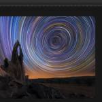 完整的星空摄影星轨叠加合成后期教程-中英字幕