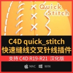 快速缝线交叉针线插件 C4D R19-R23 WIN /MAC 汉化
