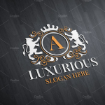 100个豪华LOGO徽标标志PSD样机素材