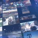 AE模板-空间平面多画面视频墙展示介绍动画