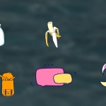 FCPX模板-30个夏日可爱卡通手绘彩色图形贴纸动画预设