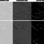 20种金属表面污渍划痕抓痕纹理图案材质贴图
