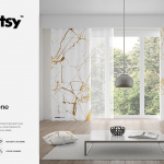 窗帘房间场景PSD样机模型