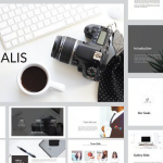 摄影产品主题演示PPT模板