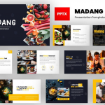 PPT模板 – 食品和烹饪演示PowerPoint模板