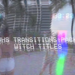 复古噪点视频转场预设FCPX插件