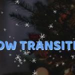 FCPX插件-卡通下雪转场背景动画