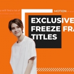 PR模板-现代时尚画面静止定格图文介绍展示动画