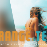 橙色和蓝绿色电影风光人像LR预设