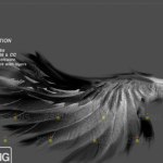 7张黑暗天使翅膀PNG素材 – 黑暗天使之翼摄影后期叠加合成素材