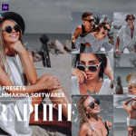 12个博客黑暗石墨灰色视频剪辑后期调色LUT预设