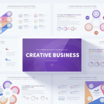PPT模板 – 创意业务 – 信息图表幻灯片 PowerPoint模板