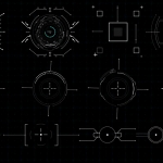 AE脚本-500个科技感HUD元素屏幕界面图形动画