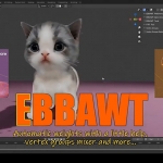 Blender插件-角色绑定自动刷权重高级工具 EBBAWT V1.0