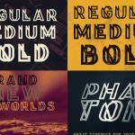 品牌广告海报T恤LOGO现代摇滚哥特与复古英文字体大合集