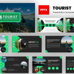 PPT模板 – 户外冒险组团旅游推广演示PowerPoint模板