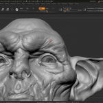 ZBrush教程 – ZBrush雕刻基础教程-概念兽人雕刻建模教程-中英字幕